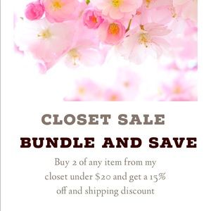 CLOSET CLEARANCE - BUNDLE AND SAVE